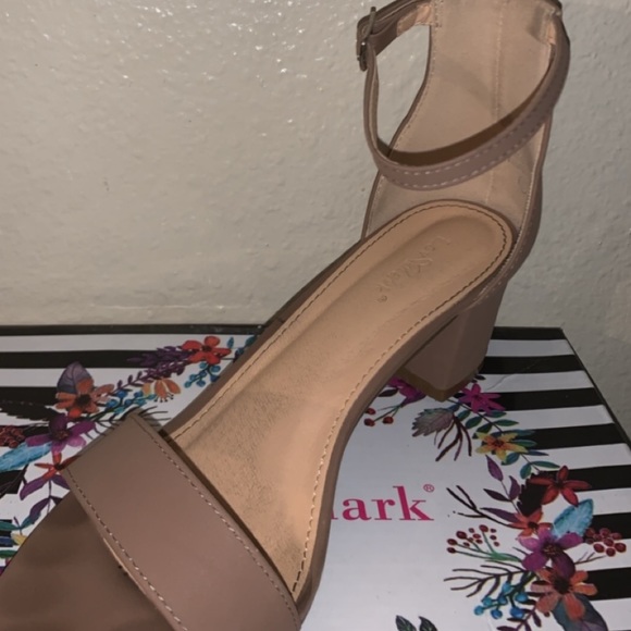 Taupe Block Heel - Picture 2 of 3